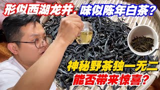 形似西湖龍井，味似陳年白茶？神秘野茶獨一無二，能否帶來驚喜？购茶请加微信/赖line：HDLG002#普洱茶#古树茶#老班章#古树茶#茶#茶叶#茶葉#古樹茶 #普洱茶wechat #tea