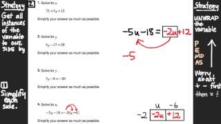 095.2 Simplifying and \