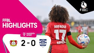 Bayer 04 Leverkusen - MSV Duisburg | Highlights FLYERALARM Frauen-Bundesliga 22/23