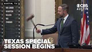 Special session begins with lawmakers set to address flooding, redistricting, THC
