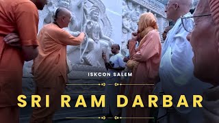 The Ram Darbar Carvings are unveiled by ISKCON Salem on the eve of the inauguration of Ram Temple