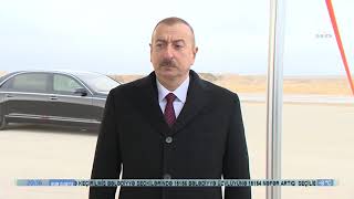 Prezident İlham Əliyev Bakı Quba Rusiya yeni avtomobil yolunun tikintisi ilə tanış olub