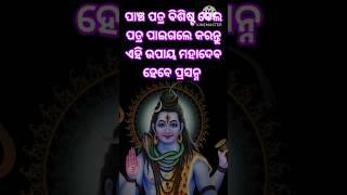 ପାଞ୍ଚ ପତ୍ର ବିଶିଷ୍ଟ ବେଲ ପତ୍ର ପାଇଗଲେ କରନ୍ତୁ ଏହି ଉପାୟ ମହାଦେବ ହେବେ ପ୍ରସନ୍ନ 🙏🙏#shorts #shortsfeed #odia