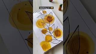 Satisfying art❤️🥰| Easy boho art #shorts #youtubeshorts #art #satisfying