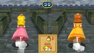 Mario Party 9 - Peach & Daisy vs Bowser Jr. All Game| Cartoons Mee