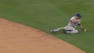 LAD@SD: Utley robs Ramirez with sliding stop