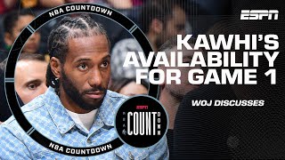 Woj: ‘All indications’ that Kawhi Leonard will miss Game 1 for Clippers vs. Mavs | NBA Countdown