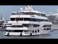 CRN* TACANUYASO MS 60m *Docking at Quai Herondelle, change Berth to Quai JFK monaco @Emman's Vlog FR