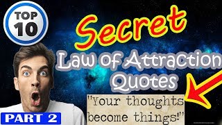 TOP 10 Secret Law of Attraction Quotes -- Napoleon Hill -- Rhonda Byrne