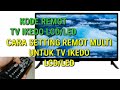 KODE REMOT TV IKEDO LCD/LED DAN CARA SETTING