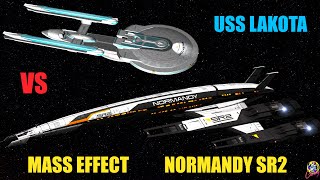 Mass Effect Normandy SR2 VS USS Lakota - Both Ways - Star Trek Starship Battles