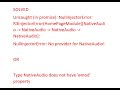 NullInjectorError : No provider for  native audio or Type NativeAudio does not have 'emod' property