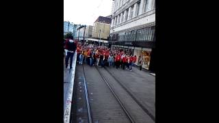 ultrAslan avrupa manchester sokaklarinda 19/09/12