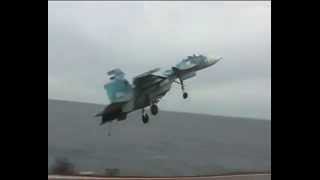 Unbelievable attempt of landing by Su-33d Pilot.