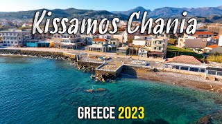 Kissamos Chania, an overview from above, Greece 2023