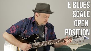 Blues Guitar Lessons: E Blues Scale - Beginner Blues Lead Guitar - Blues Soloing