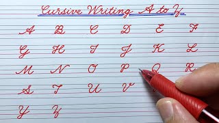 Cursive writing a to z | Cursive Capital letters abcd | Cursive abcd | Cursive handwriting practice