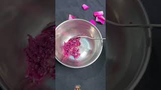 Homemade rose petal lipbalm | gulab ke phool se ghar par bnae lipbalm | pink lips natural lipbalm