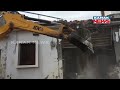 city council u0026 police team jointly demolishes illegal construction of drug smuggler haryana