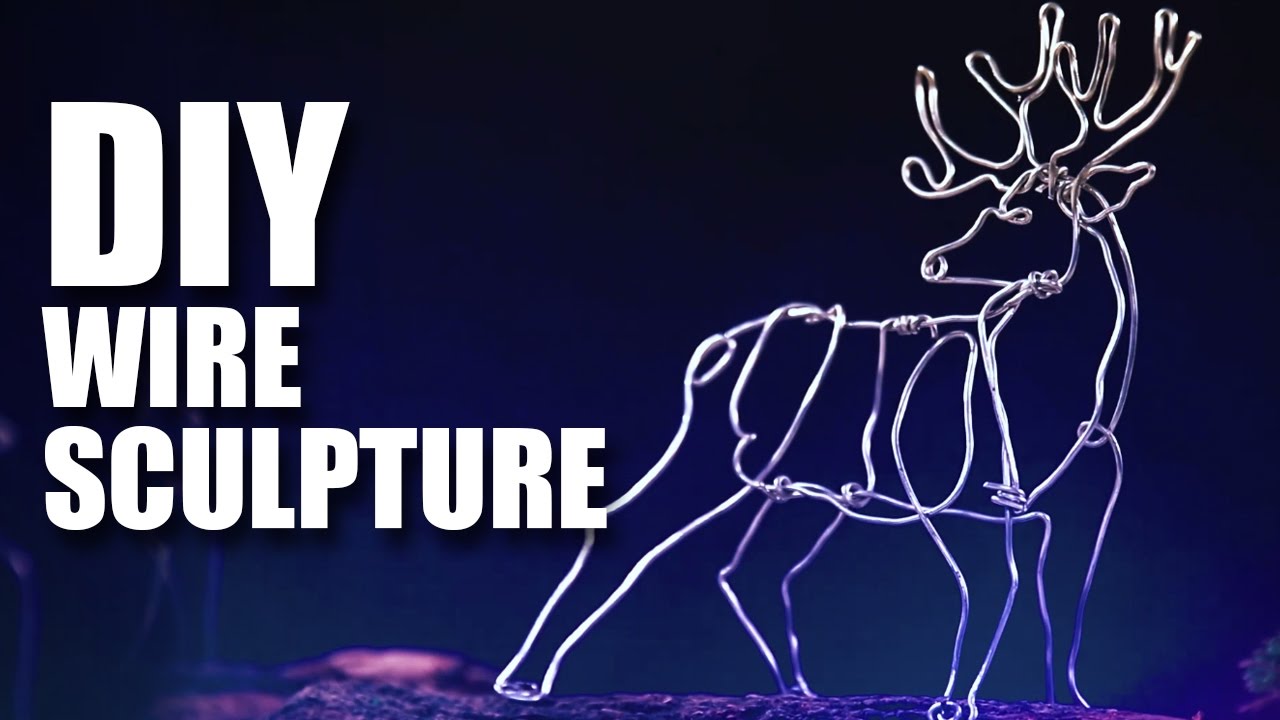 How To Make A Diy Wire Sculpture Youtube