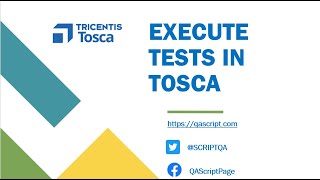 Tosca Tutorial | Lesson 59 - Execute Test Cases | Execution Lists | Test Results | Execution Entry|