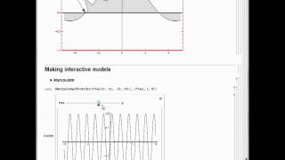 Hands-on Start to Mathematica 8: Making interactive models