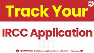Track your IRCC Application