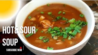 Chicken hot and sour soup recipe | How to make restaurant style chicken soup  |By food with shimmi