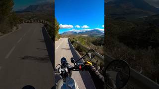 Triumph Scrambler 1200X in Sierra de las Nieves 🏔️#motorcycle #triumphscrambler #triumphmotorcycles