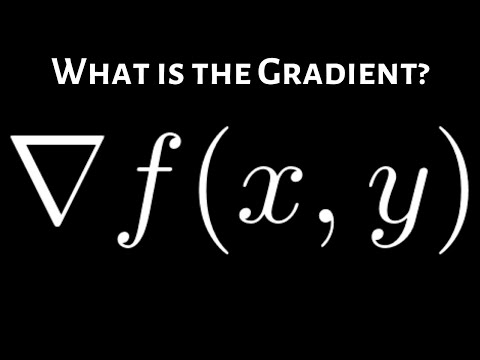 What does a shallow gradient mean?