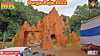 Kharagpur BABULINE DURGA PUJA PANDAL MAKING PROCESS/2022/#kharagpur #durgapuja2022