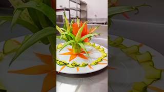 My new garnish two lady finger #chef #food #cookingchannel #foodcook #live #art #cook #carrotrose