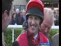 anthony knott s first winner celebration racing tv