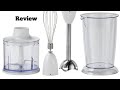 Hand blender review | Cookworks With Hand Accessories Blender - Stainless SteeL