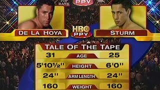 5 Juni 2004 Felix Sturm Vs Oscar De La Hoya MGM Grand Hotel amp Casino Las Vegas Nevada USA