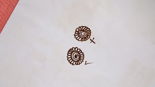 Right Wrong Spiral Flower | Mehndi Beginners Mistake to Avoid
