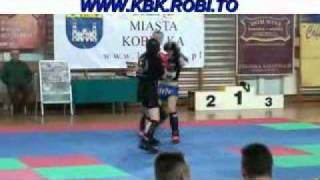 KBK GLADIATOR - Mistrzostwa Polski Juniorów Kick-Light Kobyłka DOMINIKA BĄK vs. PATRYCJA KRAWCZYK