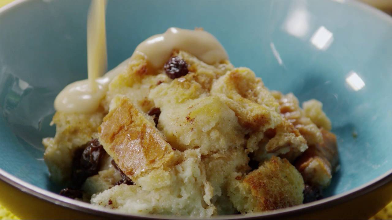 Dessert Recipes - How To Make Bread Pudding With Vanilla Sauce - YouTube