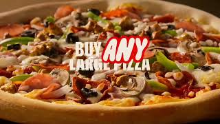 Papa Johns Commercial 2025 - (USA) • Buy Any Large Pizza | Get Large One Topping Pizza Free