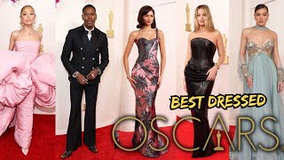 TOP 10 BEST DRESSED AT THE OSCARS 2024!