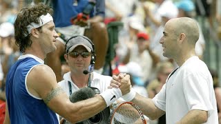 Andre Agassi vs Carlos Moya 2003 Miami Final Highlights
