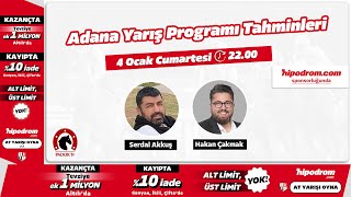 05 Ocak 2025 // Adana At Yarışı Tahminleri // Hakan Çakmak - Serdal Akkuş