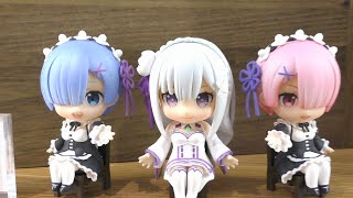 【リゼロ】エミリア／レム／ラム：Nendoroid Swacchao! Emilia, Rem and Ram from \