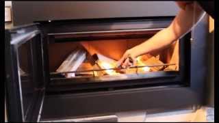 How to Light a Stovax Riva Studio 2 - Kindling \u0026 Fire Starters