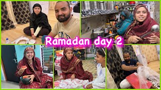 Sehri to Iftar Saba sunny ke sath ❤️ | Ramadan day 2 🌙 | vlog