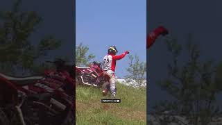 Crazy crash with Jeffrey Rastrelli #ATVMX