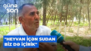 Günə son | Sığırlı kəndində yaşayan sakinlər içməli sudan şikayətləndi