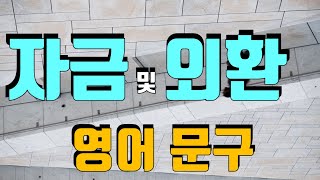 자금 및 외환 영어표현- 통째로 암기하기