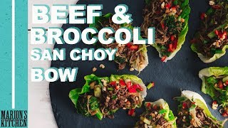 Beef & Broccoli San Choy Bow - Marion's Kitchen