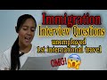 FIRST TIME! International traveler (Unemployed) | My Immigration Interview Questions | Philippines